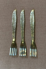 Feathery Fork - Rabens Apartment I Antique Gold