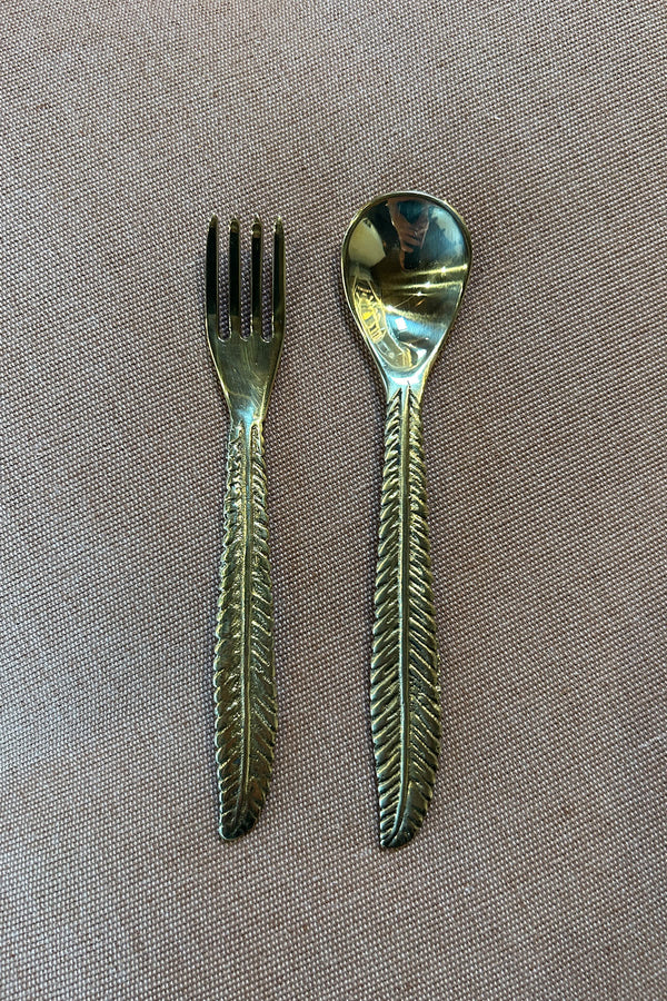 Feathery Spoon - Rabens Apartment I Antique Gold