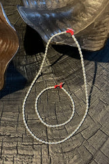 Rice Bead Necklace - Nafsu I Silver