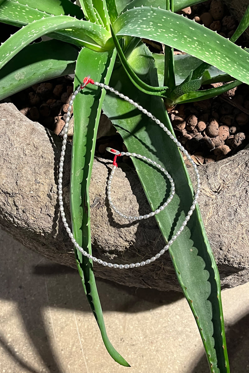 Rice Bead Bracelet - Nafsu I Silver