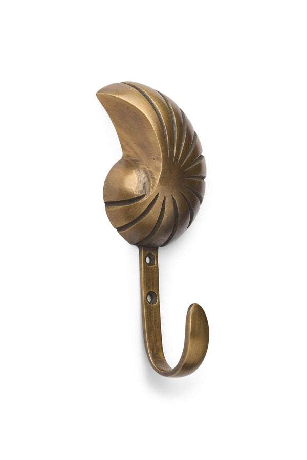 Conch Hook - Rabens Apartment I Matte Brass