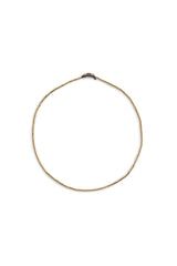 Nafsu - Gold plated tube bead necklace I Gold