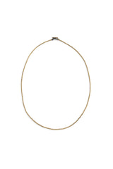 Nafsu - Gold plated tube bead necklace I Gold