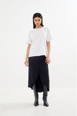 Margot - FOT cropped t-shirt I White