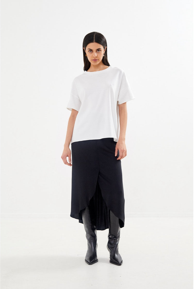 Margot - FOT cropped t-shirt I White