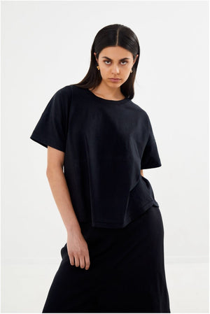 Margot - FOT cropped t-shirt I Black