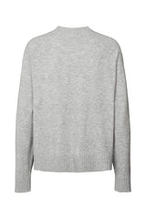 Ruca - Knit lounge boxy sweater I Grey melange