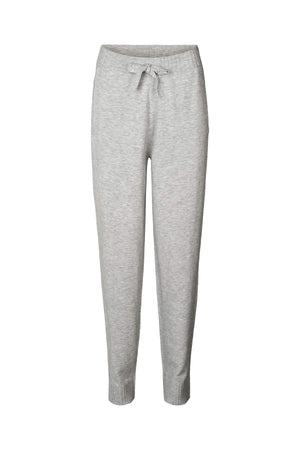 Jorun - Knit lounge pants I Grey melange