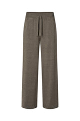 Knit lounge wide pants - Filine I Mole melange