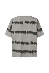 Uria - Vista print t-shirt I Grey combo