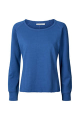 Nemi - Light stretch long sleeve top I Workwear blue melange