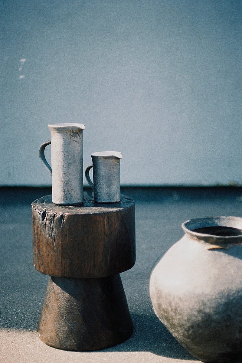 Handmade Ceramic Jug I Small - Visby Ceramics I Dark Grey