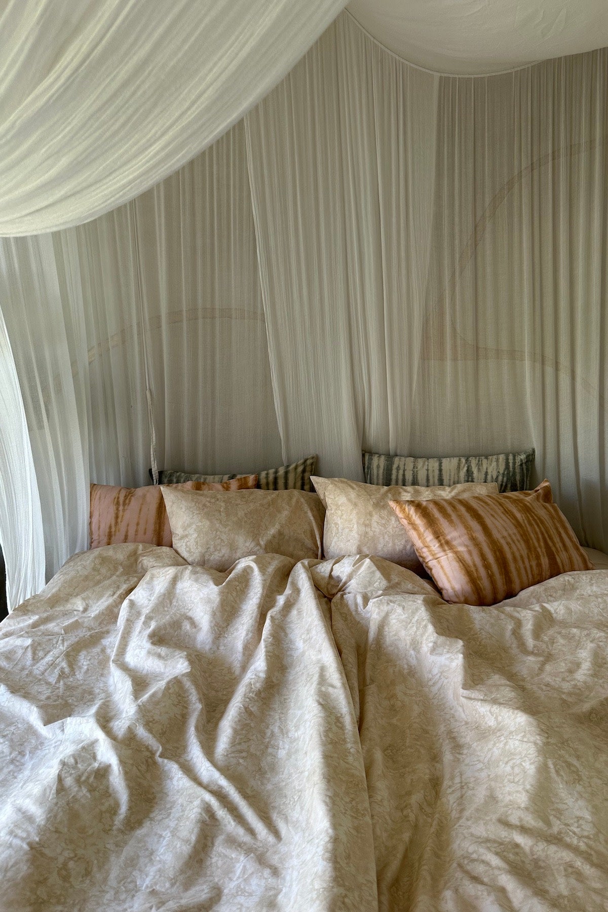 Pillow sham  - Marbled pillow sham I Sage