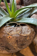 Nafsu - Eye bangle I Dark stone