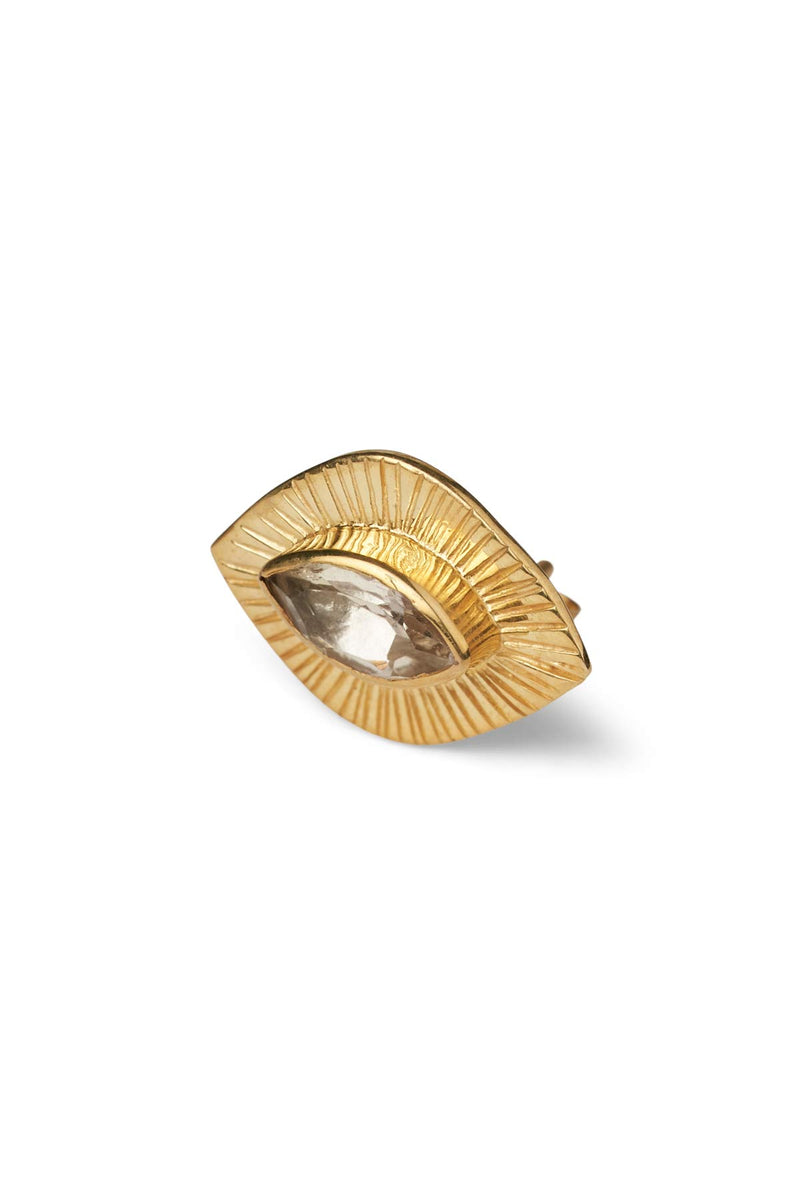 Eye stud earring - Nafsu I Bright stone