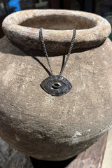 Necklace With Giant Eye Pendant - Nafsu I Silver