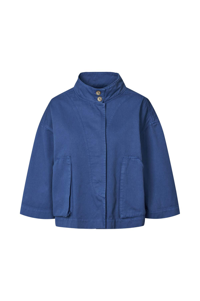 Katje - Canvas light jacket I Workwear blue