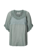 Dorita - Cotton angel top I Sage