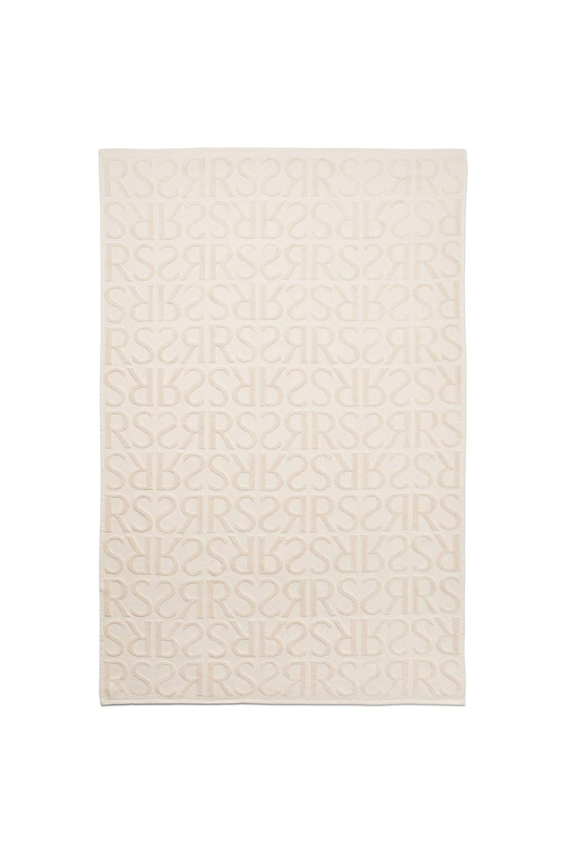 Bath towel  - Monogram bath towel I Ivory