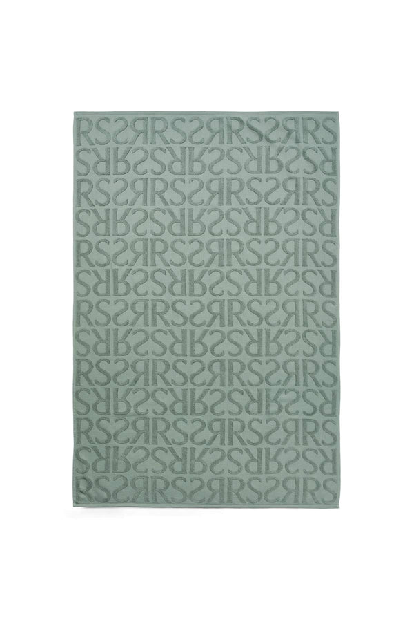 Bath towel  - Monogram bath towel I Sage