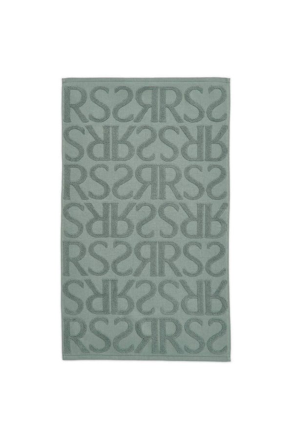 Hand towel - Monogram hand towel I Sage