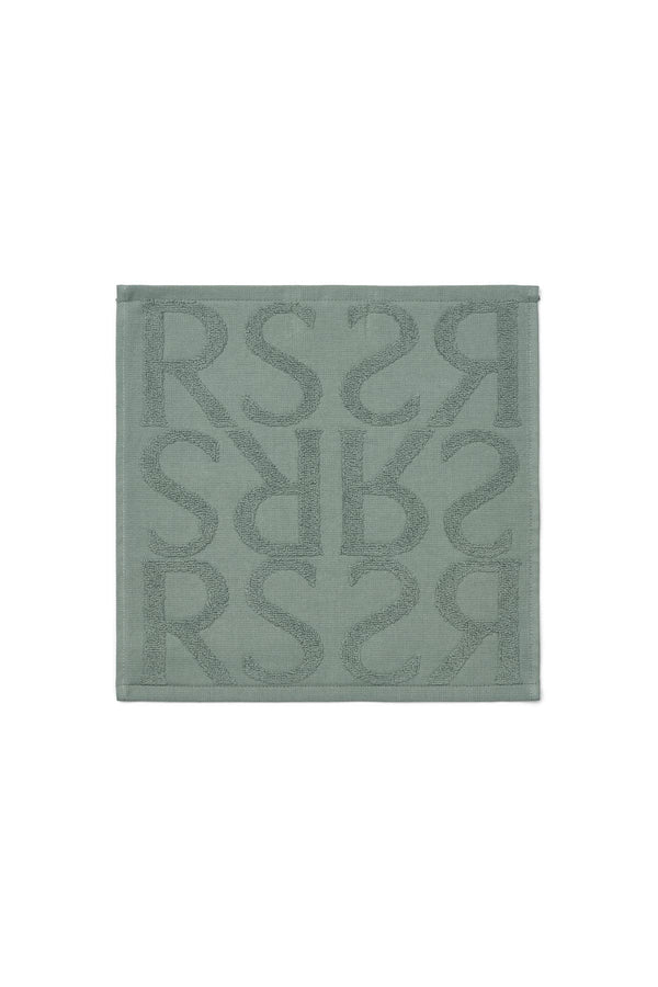 Washcloth  - Monogram washcloth I Sage