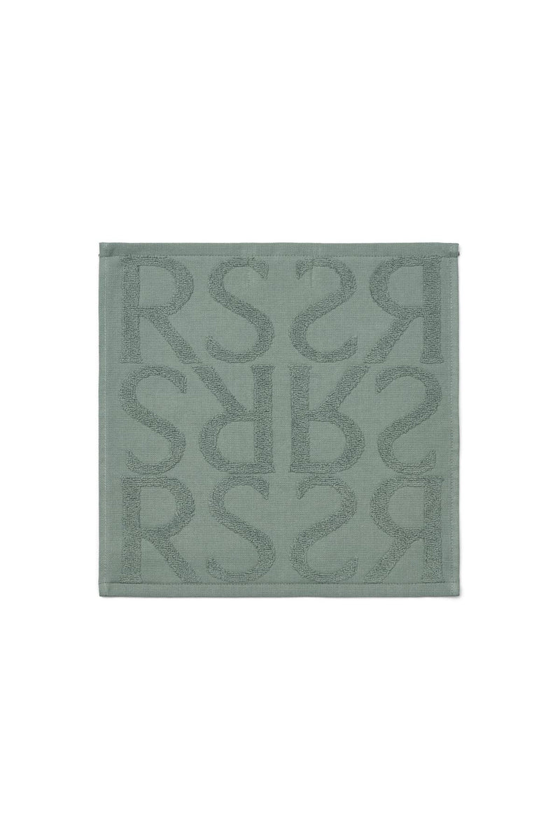 Washcloth  - Monogram washcloth I Sage