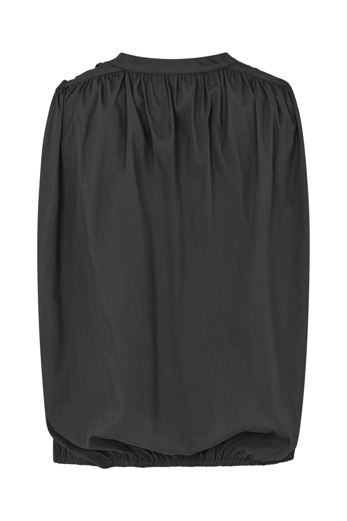 Ingeborg - Papery sleeveless blouse I Black