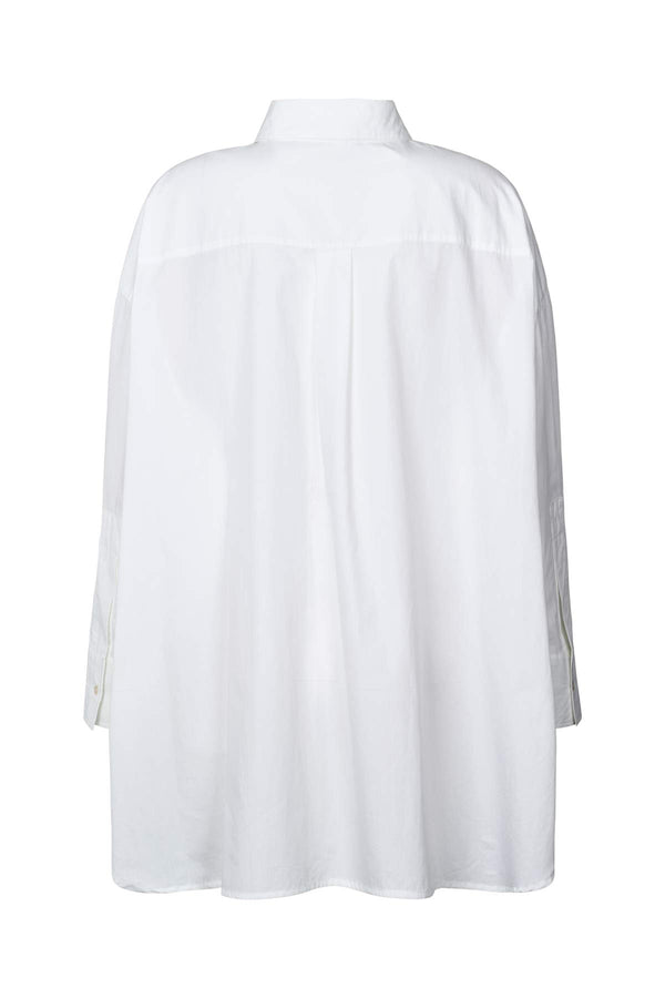 Noah - Poplin oversized shirt I White