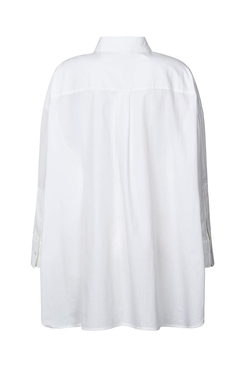 Noah - Poplin oversized shirt I White