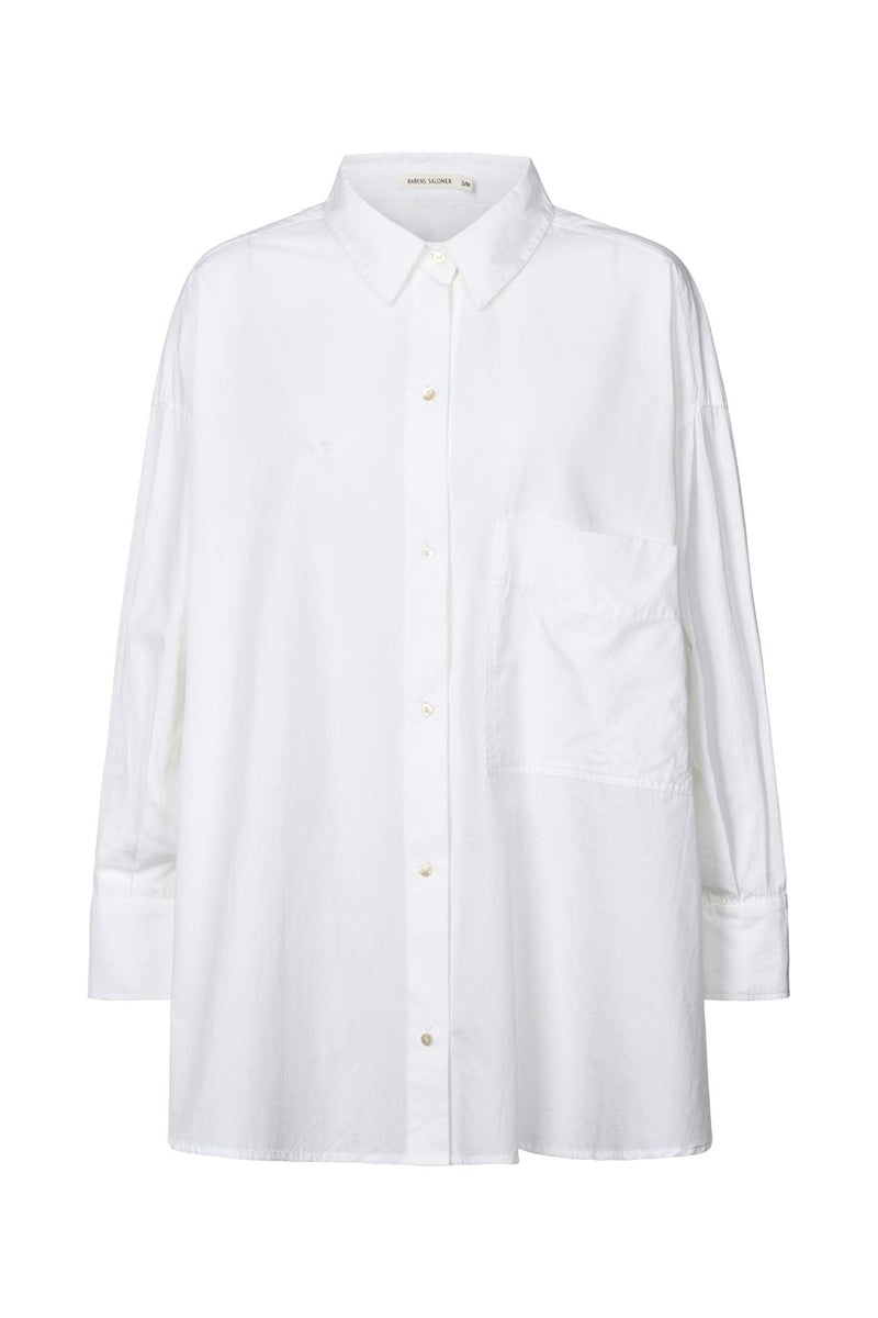 Noah - Poplin oversized shirt I White