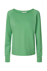 Nemi - Light stretch long sleeve top I Vivid green