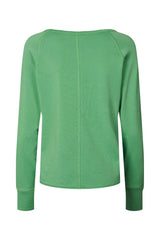 Nemi - Light stretch long sleeve top I Vivid green