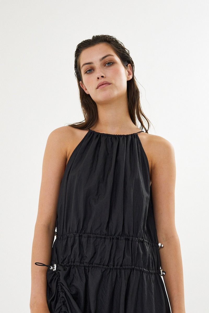 Pema - Parachute dress I Black