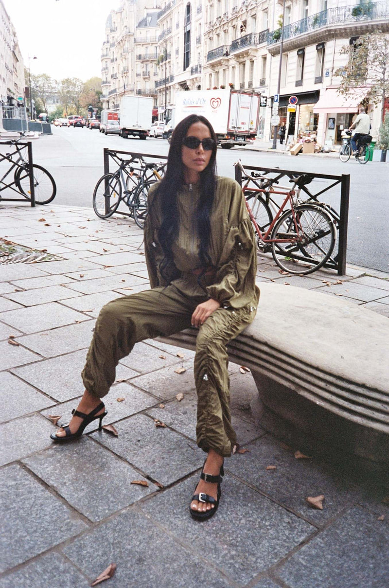 Pina - Parachute pant I Army