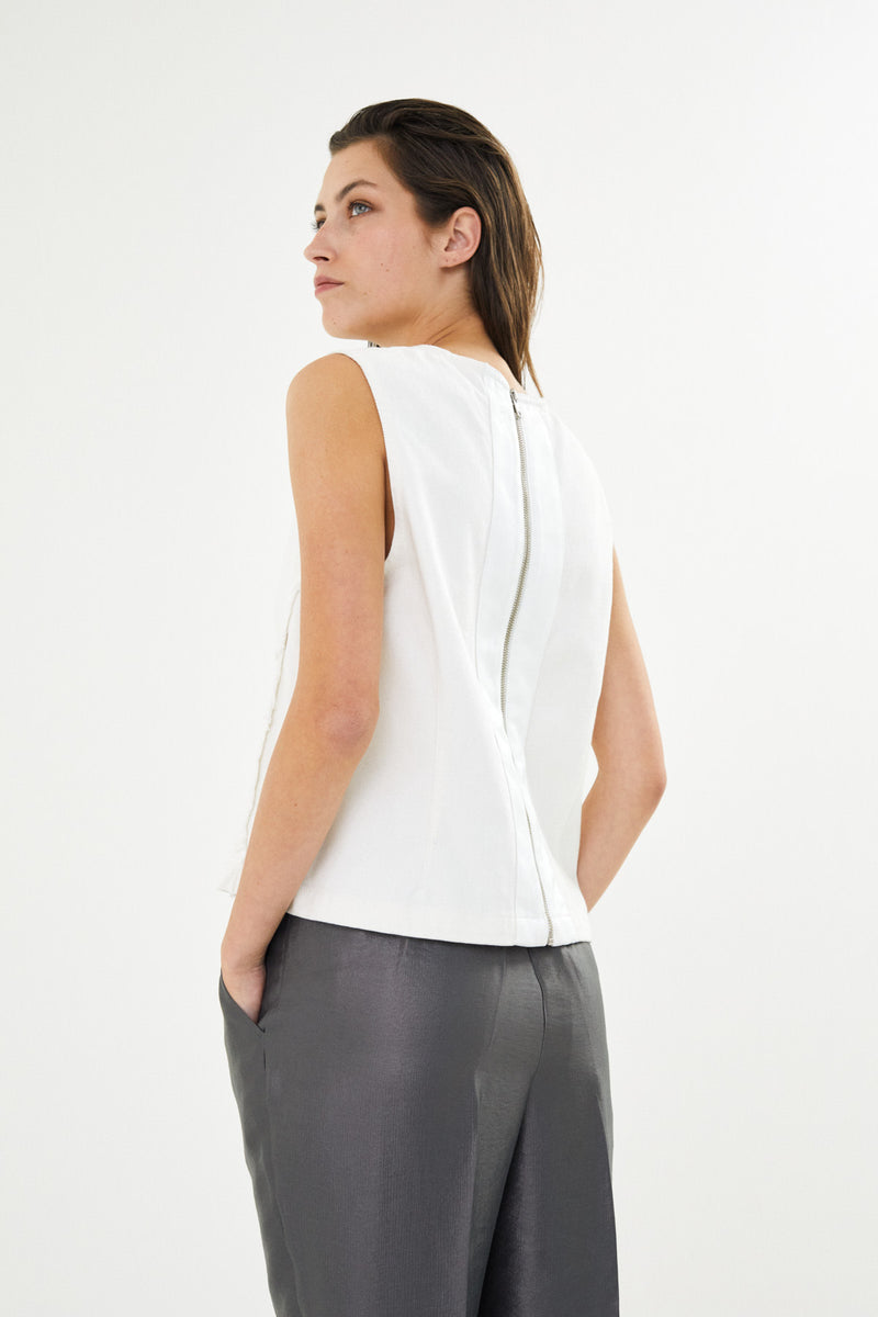 Nasha - Duo canvas top I Ecru