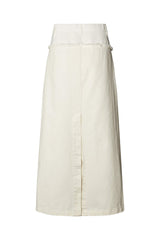 Rasmia - Duo canvas skirt I Ecru