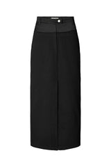 Rasmia - Duo canvas skirt I Black