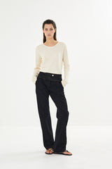 Pawa - Duo canvas pant I Black