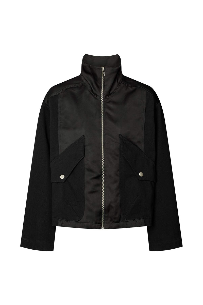 Montie - Duo canvas jacket I Black