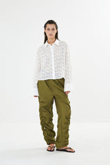 Seval - Lacey shirt I Chalk