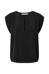 Rosalyn - Sandwashed blouse I Black