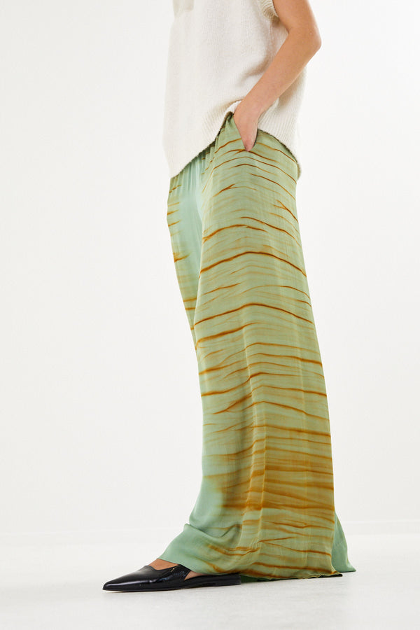 Tidal elastic wide pant - Lenie I Green combo