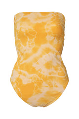 Layla - Nebula swim open back swimsuit I Sunflower combo