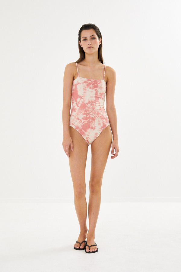 Isolde - Nebula swim swimsuit I Pale pink combo