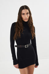 Jadeh - Leather belt I Black