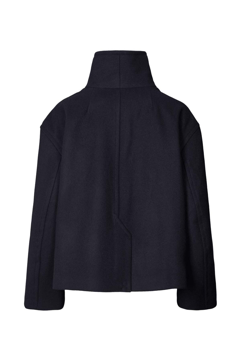 Litten - Boiled wool jacket I Navy