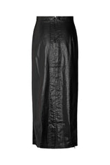 Naline - Glazed skirt I Black