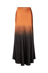 Lucill - Flow bias skirt I Burnt orange combo