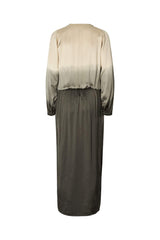 Vera - Flow wrap over dress I Sand combo